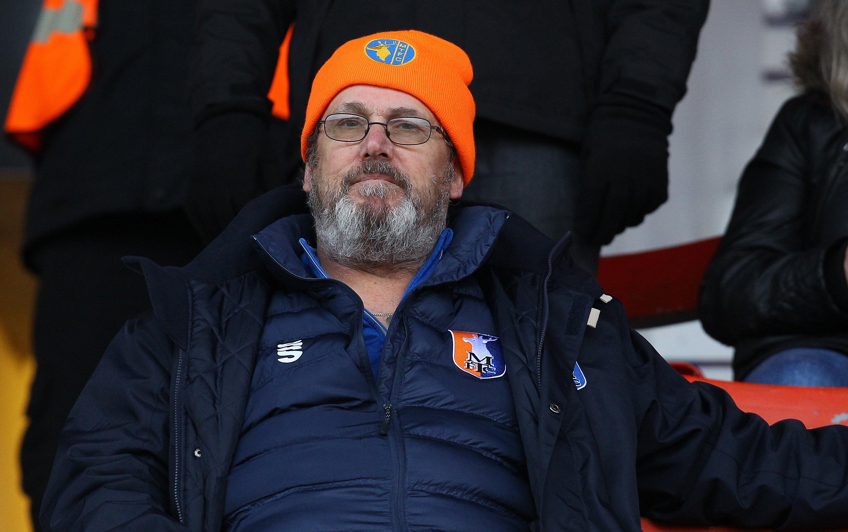 Picture Gareth Williams/AHPIX LTD. Mansfield fans at Swindon