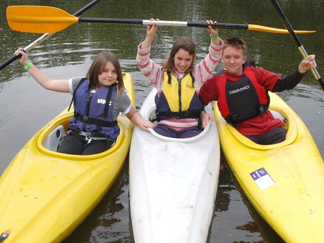 Jordan Garnett, Maisie Cooper and Nathan Rymell of the 8th Mansfield St Lawrences Scout Group were just a few of the scouts at the Scout Centenary event at Walesby in 2007
