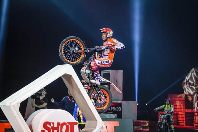 Toni Bou heads the field at this year's Sheffield Indoor Trials.