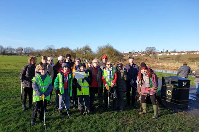 Fantastic turnout for the first litter pick of the year.