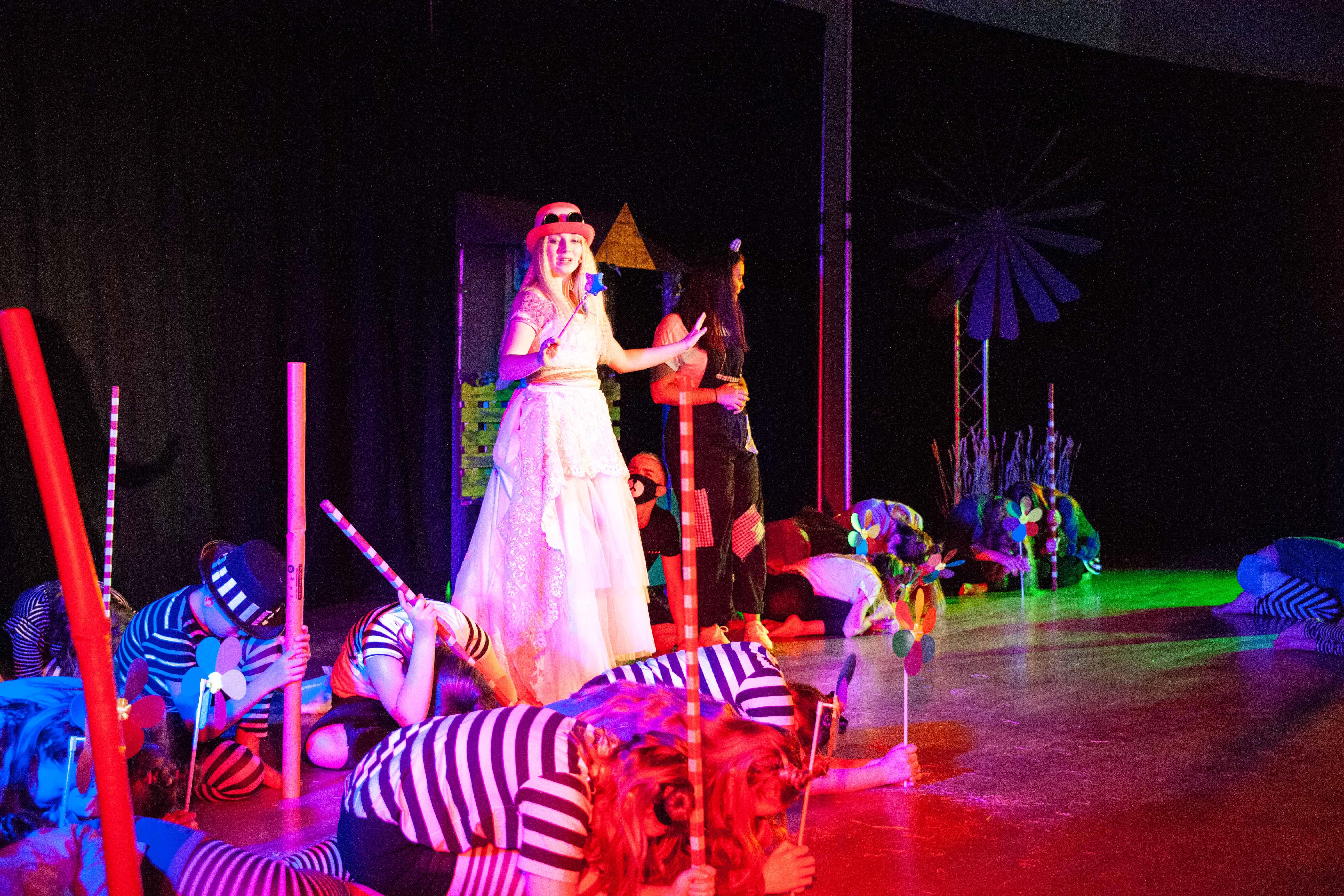A scene from The Samworth Church Academy's production of The Wizard of Oz.