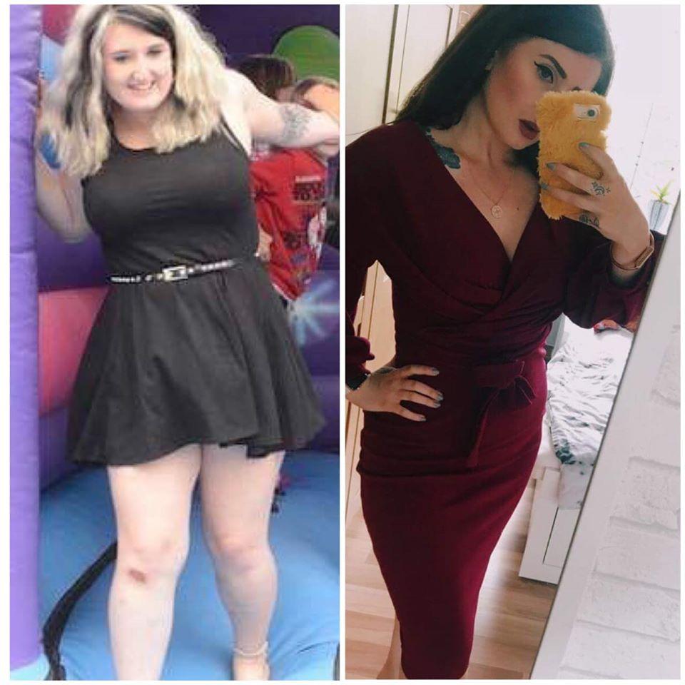 Briony Teasel lost weight with Slimming World and went to work for the organisation at its Alfreton headquarters.