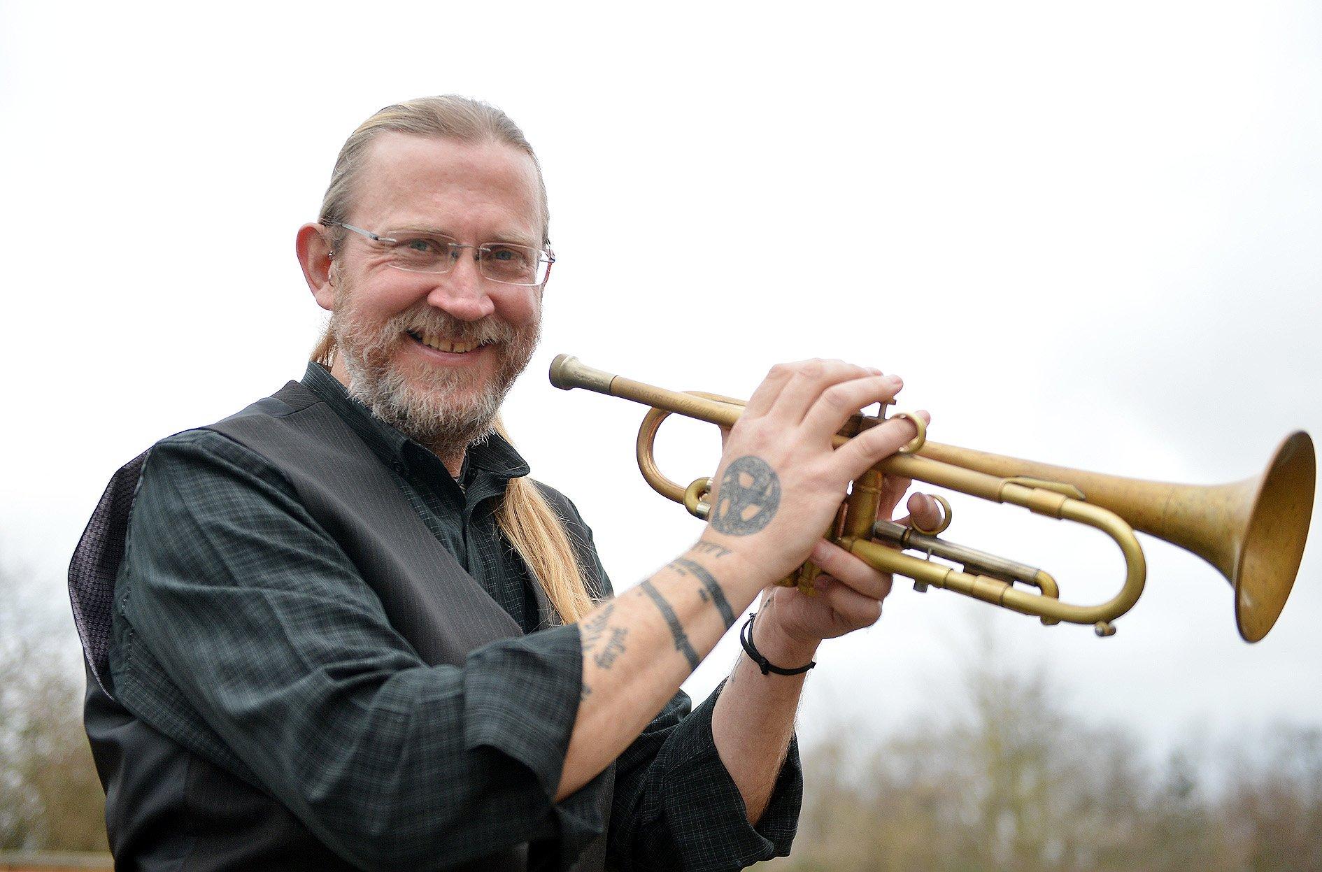 Musician Wil Robinson runs Sutton-in-Ashfield Jazz Club.