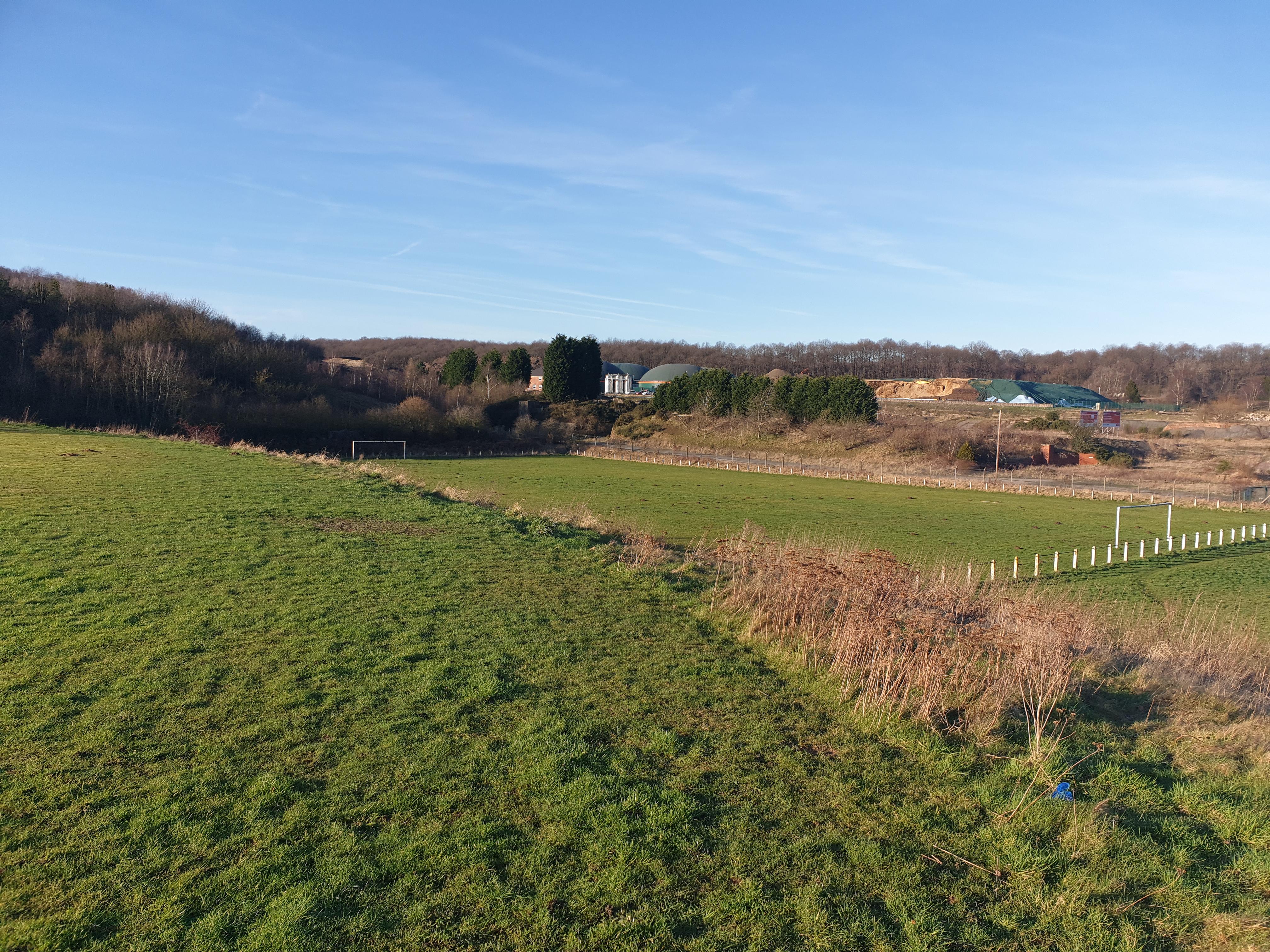 The former Welbeck Colliery site.