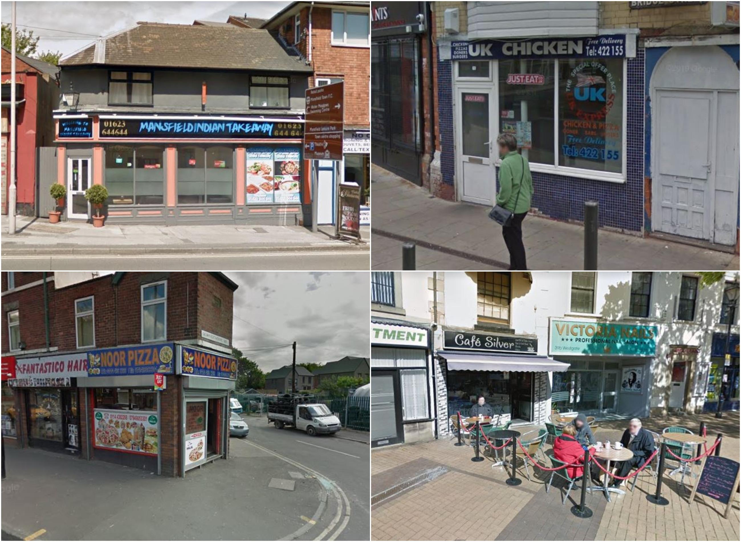 These are the takeaways and restaurants in Mansfield that were given one and two star hygiene ratings this year.