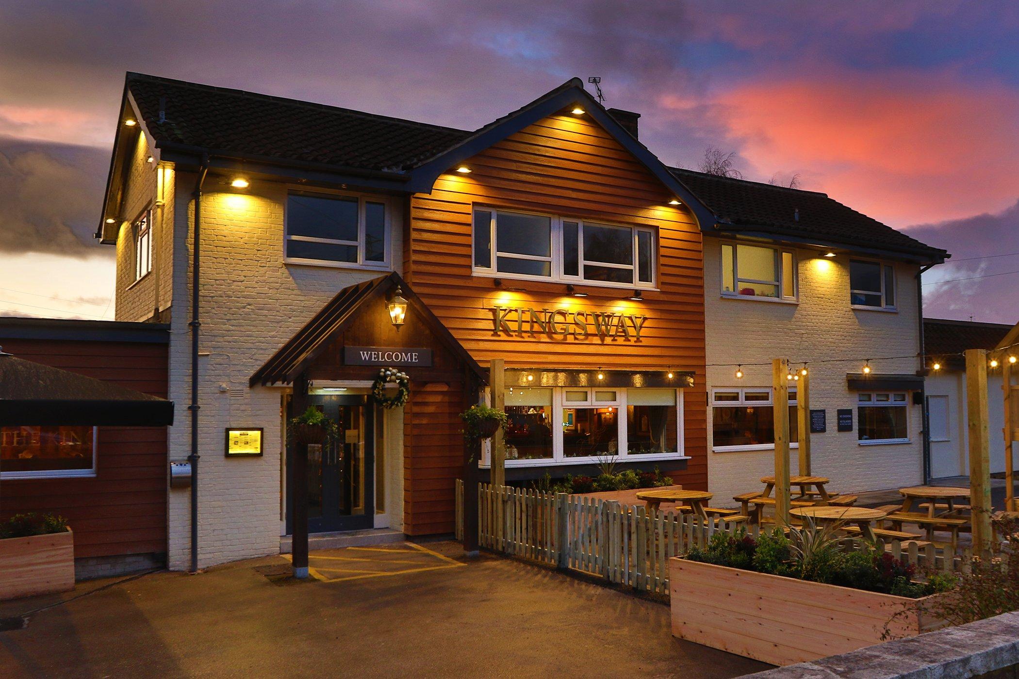 Kingsway pub's new exterior.
