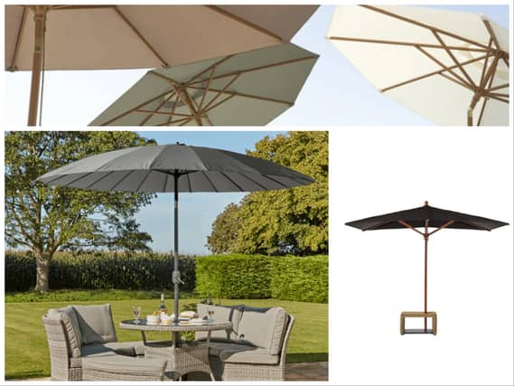 Best garden parasols UK 2023: garden umbrellas for blocking sun and wind