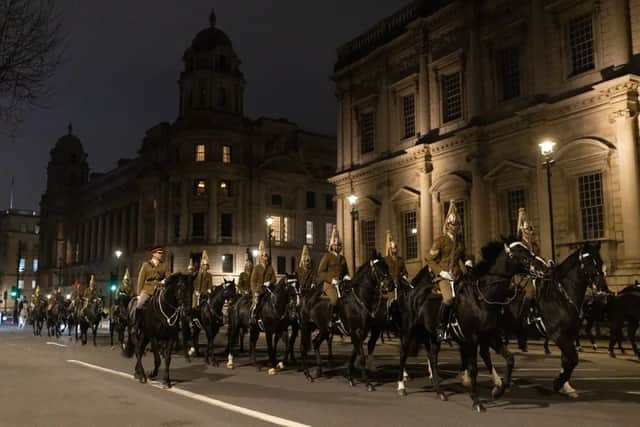 Midnight rehearsal of King Charles coronation