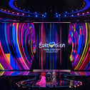 Alesha Dixon, Julia Sanina and English actress Hannah Waddingham present the first semi-final of the 2023 Eurovision Song contest at the M&S Bank Arena in Liverpool.