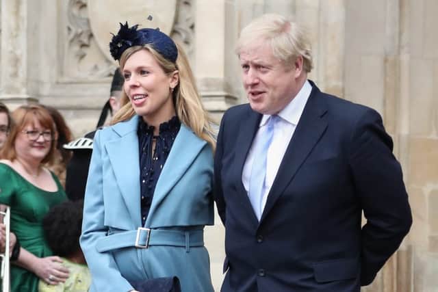 Prime Minister Boris Johnson and partner Carrie Symonds - the pair are said to have exchanged vows in Westminster Cathedral in front of a small group of close friends and family (Photo: PA Images)