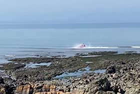 The light aircraft which narrowly avoided disaster when its pilot managed to land safely in the sea of Porthcawl, near Bridgend in South Wales.
