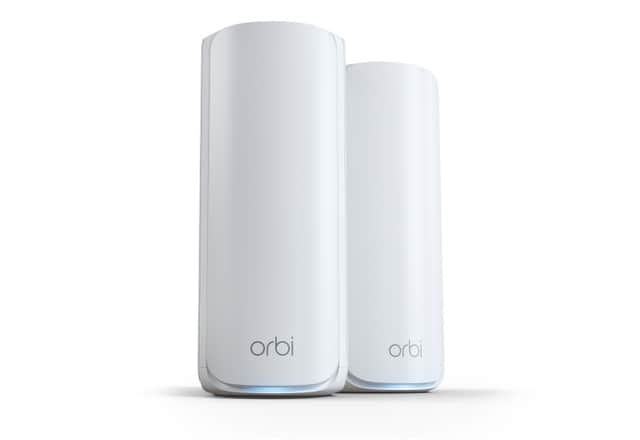 Netgear Orbi 7 mesh system. Photo: Netgear