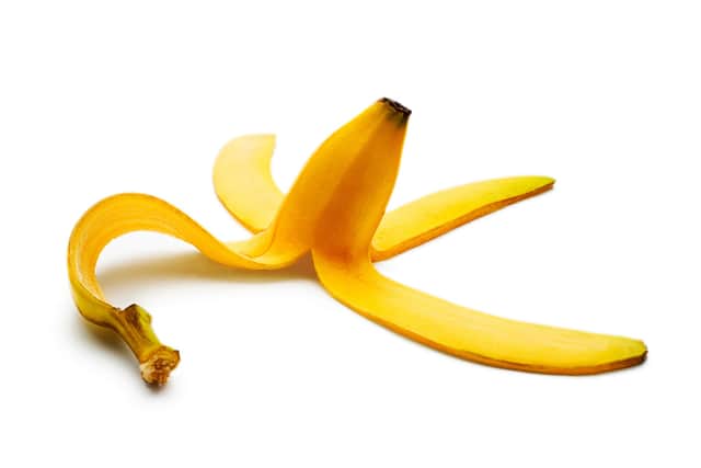The viral skincare trend involves rubbing a banana peel on your face, with influencers claiming it has a 'natural Botox effect'