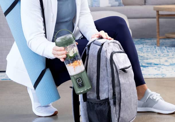 Take your ingredients with you and make up a fresh smoothie wherever you go