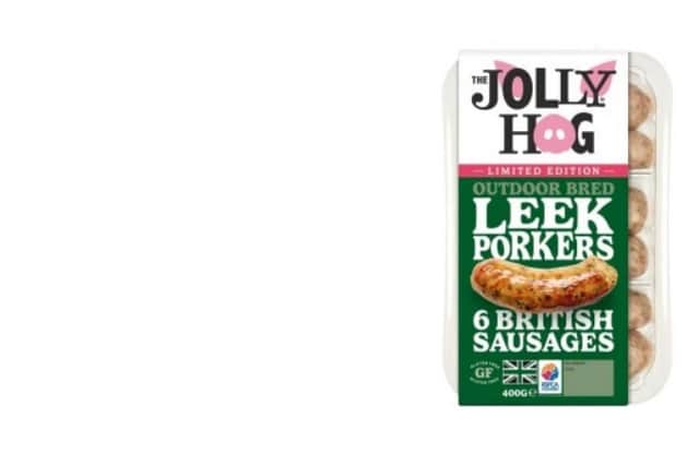 The Jolly Hog is recalling its Leek Porker 6 British Sausages