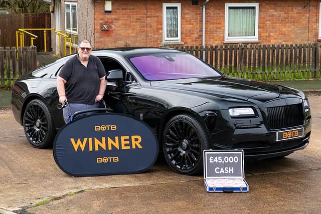 Chris told the presenters he could see himself driving a Rolls-Royce around Leicester