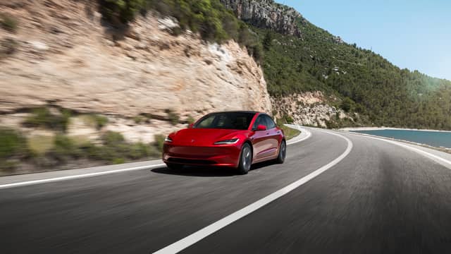Tesla's new Model 3 Long Range can plausibly top 400 miles on a charge - and that's not the only thing it can boast about