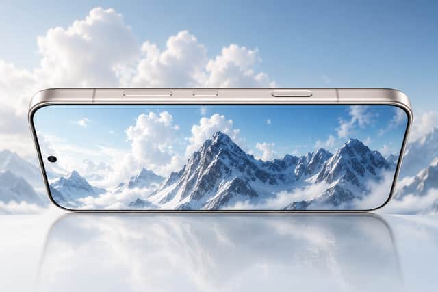 The quality of the body is impressive - and those bezels are minute