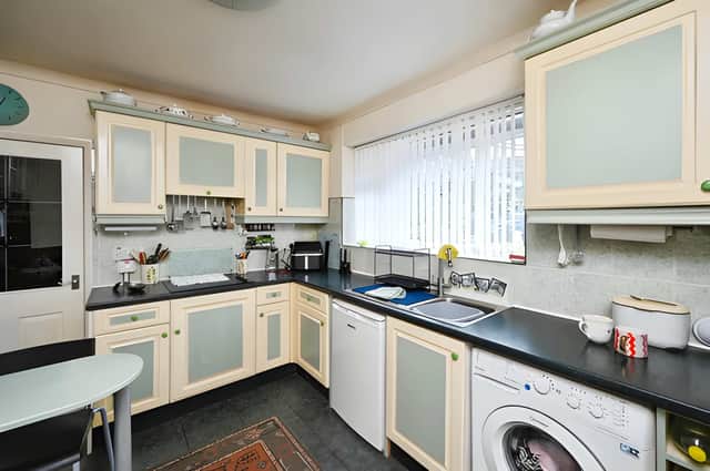The modern kitchen and dining space has been designed to bring everyday living and entertaining together.