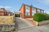 The Abbott Road home offers a practical arrival with off-road parking and a semi-detached layout