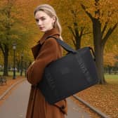 The Kono expandable cabin bag features a separate cosmetic pouch, wet pocket and trolley strap.