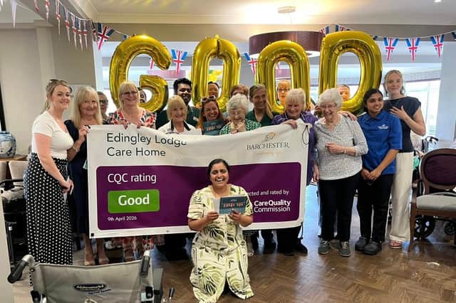 Edingley Lodge Care Home celebrates 'Good' rating after the Care Quality Commission inspection
