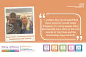 Susan Bryant, Community Intellectual Disability Nurse with a patient. 