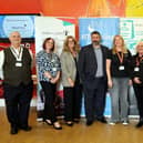 Ashfield Youth Hub Launch:  Key partners from Academy Transformation Trust Further Education (ATTFE) College, Department for Work and Pensions (DWP) and Inspire & Achieve Foundation