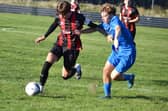 Joe Shaw had Shirebrook best chance in the opening 20 minutes