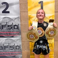Mansfield martial arts student lands three British titles on the same day
