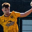 Alex Hardman in action for Selston.