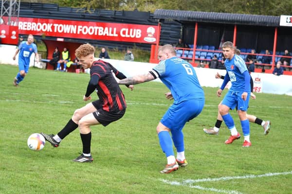 Action from Shirebrook against Dronfield.