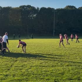 Mansfield in action against Newark.