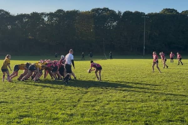 Mansfield in action against Newark.