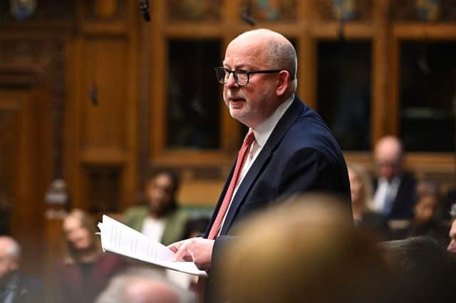 Steve Yemm speaking in Parliament
