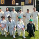 Members of a Glapwell Colliery Cricket Club side.