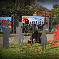 ATTFE College students create handmade Tommy's for Festival of Remembrance