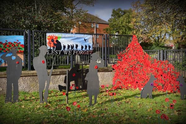 The Cenotaph outside St Mary's for the Annual Festival of Remembrance this weekend. 