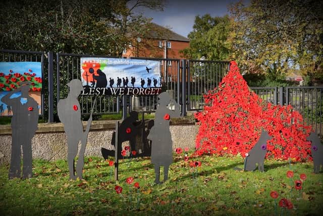 The Cenotaph outside St Mary's for the Annual Festival of Remembrance this weekend.