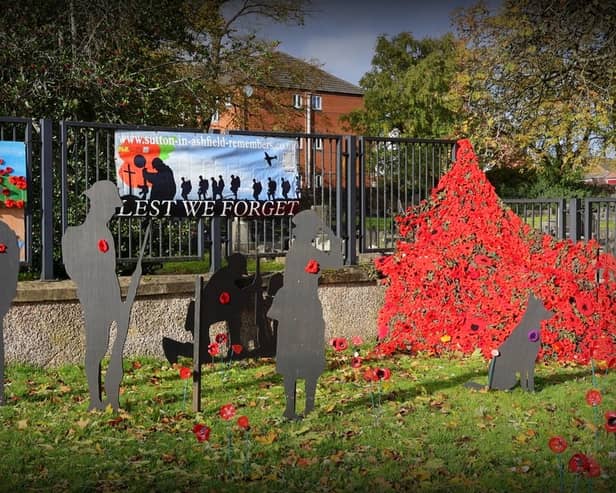 The Cenotaph outside St Mary's for the Annual Festival of Remembrance this weekend. 