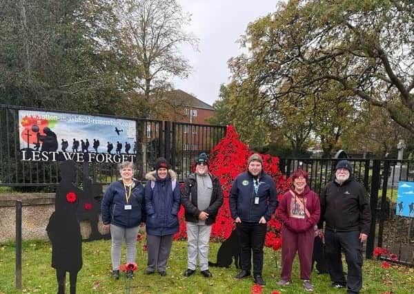 Volunteers and Community Ambassadors at St Mary's with Jordan Stubbs, Remembrance Project Lead at ATTFE College