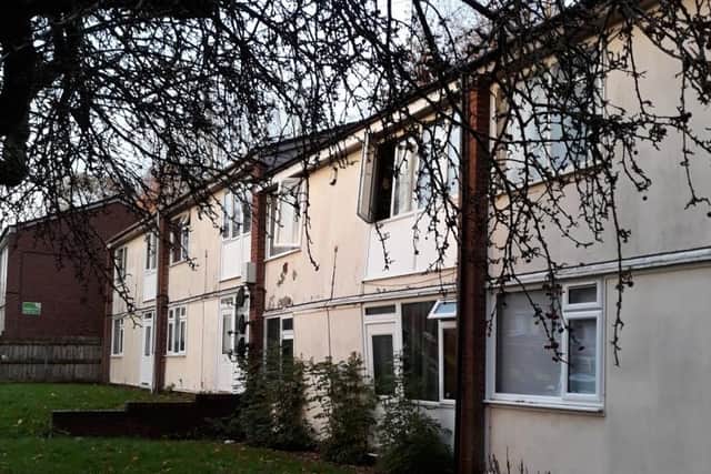 Flats on Eddleston Drive.
