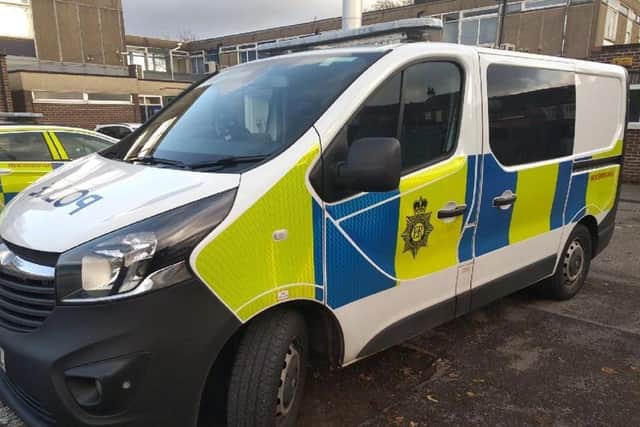 The van