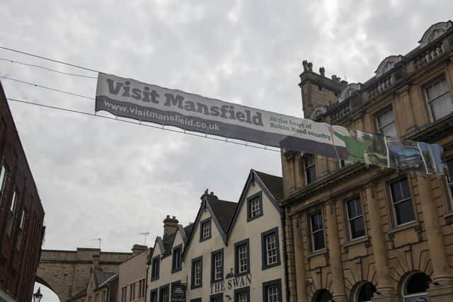 Mansfield town centre.