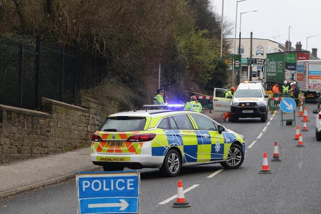Picture from the scene, taken by Andrew Topping.