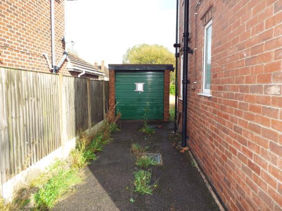 The property also comes with a garage at the side.