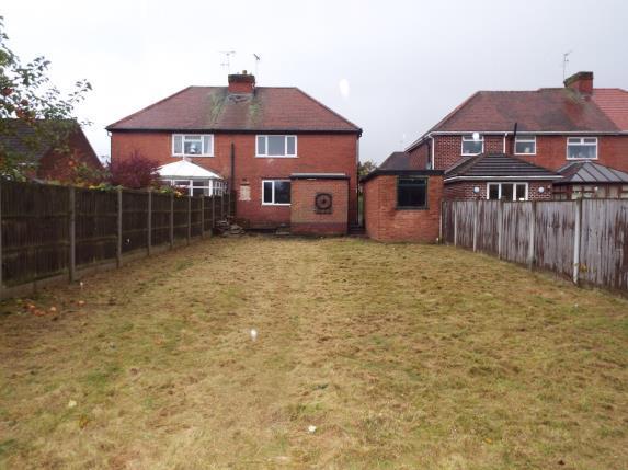 The house has a large back garden.