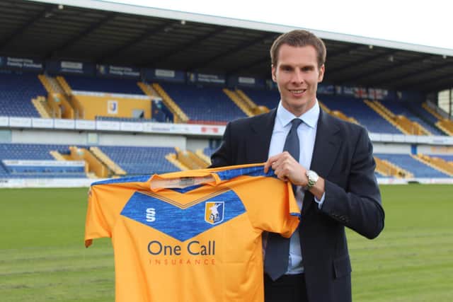 David Sharpe is new Mansfield Town director of football. Photo: Mansfield Town.
