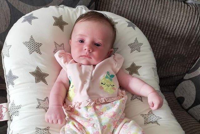 Daisy was born on 19 May, she wieghed 8lb 4oz to happy parents Laura and Adam Bradley in Thornton Cleveleys.