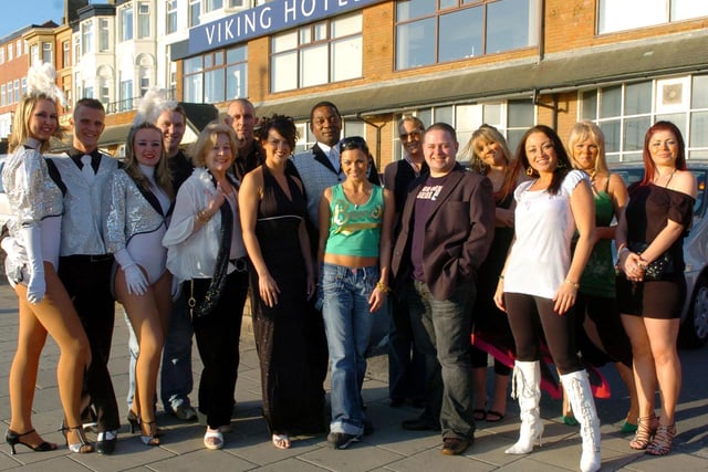 Talent Show Grand Final at the Talk of the Coast, Viking Hotel in Blackpool. Left to right are Kim Thornhill, Paul Morgan, Lisa Martin, Chris Tame, Shirley Davies, Simon Young, Lisa Kelsey, Phil Joseph, Michelle Monaghan, Emma Reeves, Tony Finbarr-Smith, Lizzy Holt, Danni Robinson, Zara Thrustle and Sam Atkinson